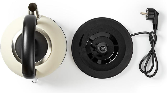 Nedis KAWK310EWT Waterkoker 1,7 liter 360° Draaibaar Wit