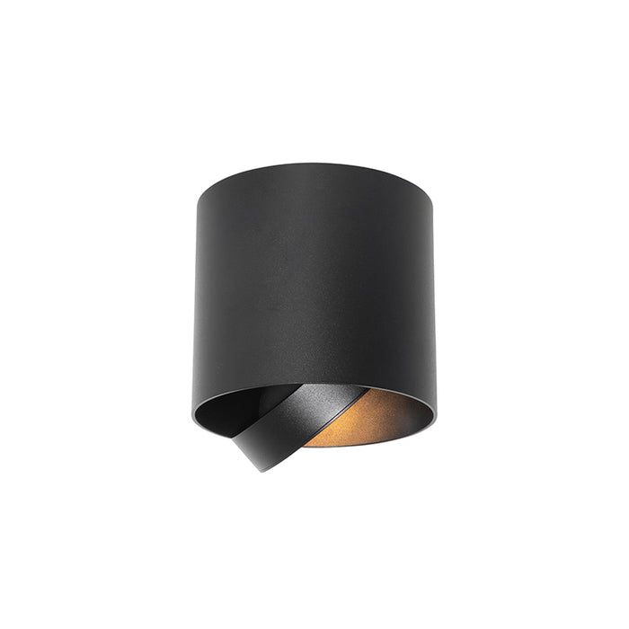 QAZQA Design spot zwart AR111 - Impact