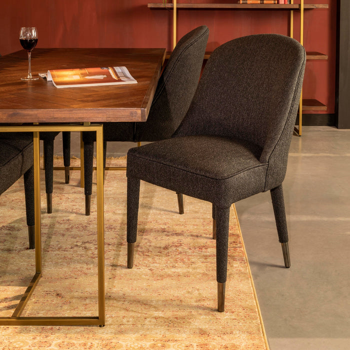 Dutchbone Class Eettafel Visgraat - 180 x 90 cm - Bruin