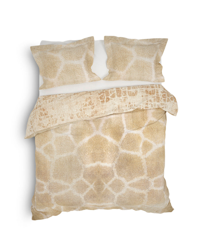 Heckett Lane Dekbedovertrek Katoen Twill Rishi - skin beige