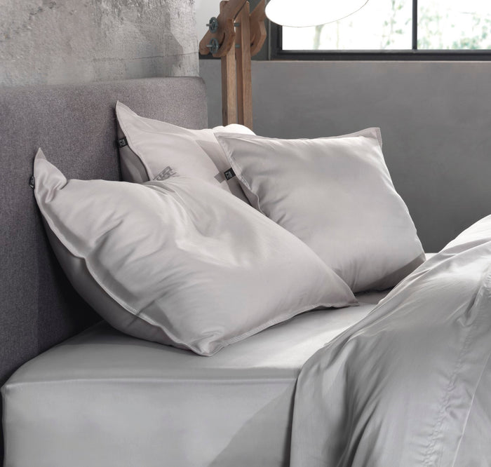 Zo Home Satinado Kussensloop Katoen Satijn - ash grey 40x80cm