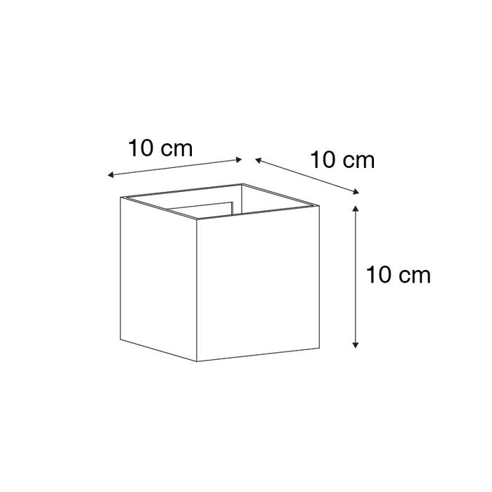 QAZQA Buiten wandlamp zwart incl. LED 2-lichts IP54 - Edwin