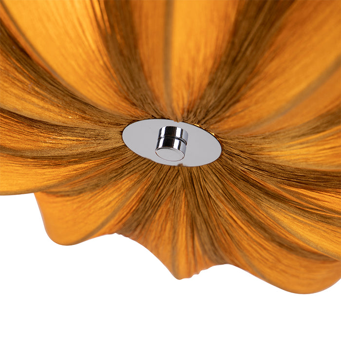 QAZQA Plafondlamp plu - Goud|messing - Design - D 520mm