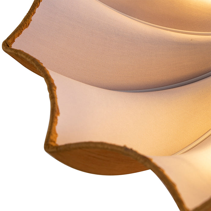 QAZQA Plafondlamp plu - Goud|messing - Design - D 520mm