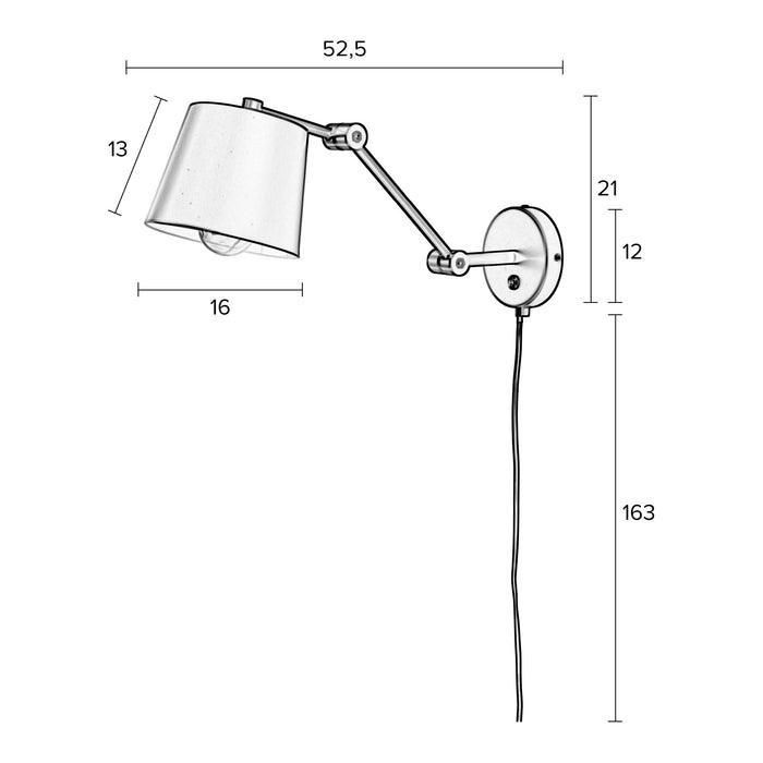 by fonQ Ziggy Wandlamp