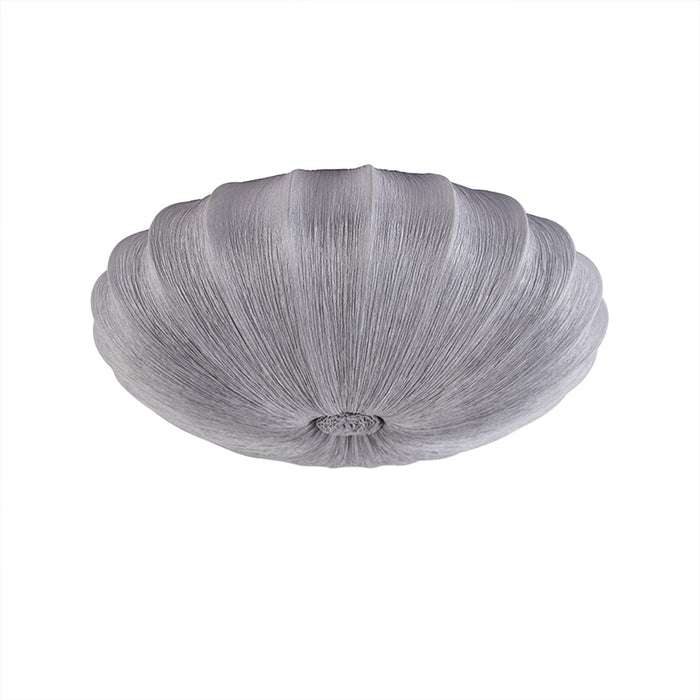 QAZQA Plafondlamp plu - Grijs - Design - D 600mm