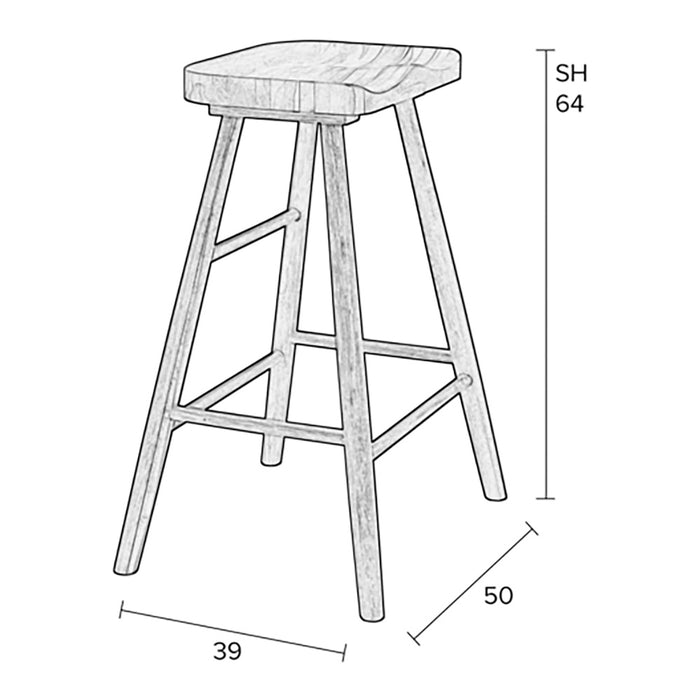 by fonQ basic Woody Barkruk - Naturel