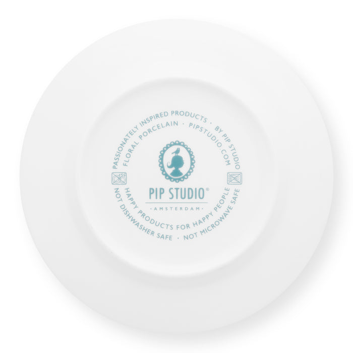 Pip Studio Flower Festival Bord Ø 17 cm - Lichtblauw