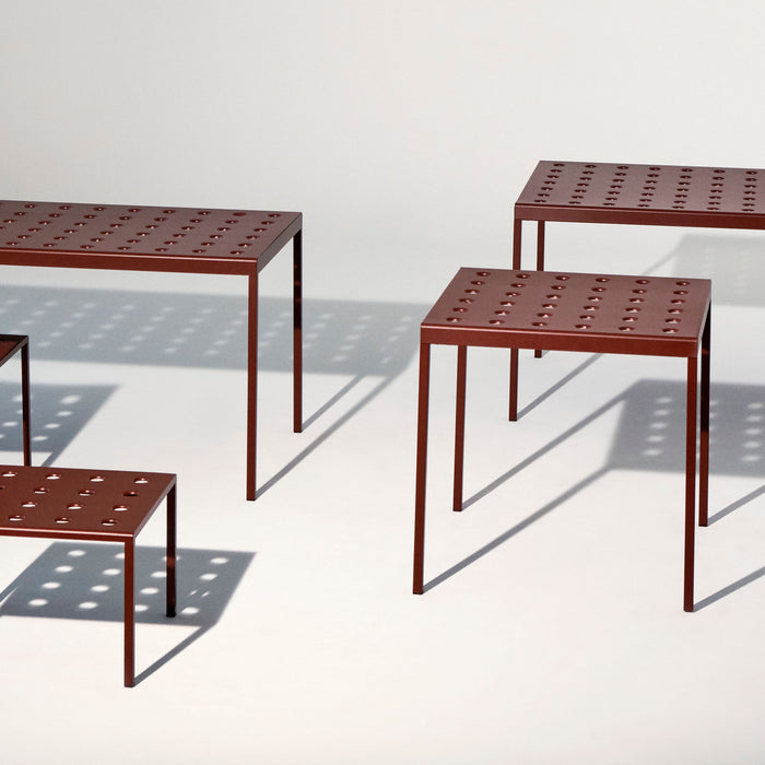 HAY Balcony Eettafel 190 x 87 cm - Iron red