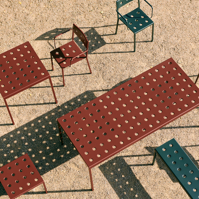 HAY Balcony Eettafel 190 x 87 cm - Iron red