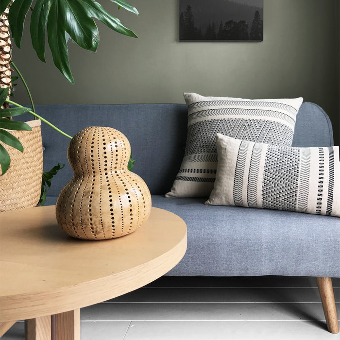 Malagoon Native Stripe Sierkussen 60 x 60 cm - Off White