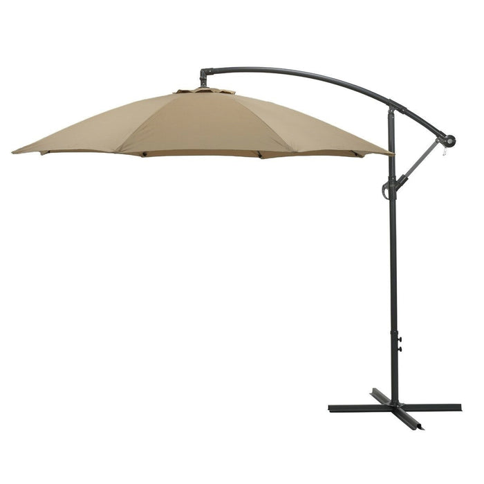 Garden Impressions Athene Zweefparasol Ø300 cm taupe