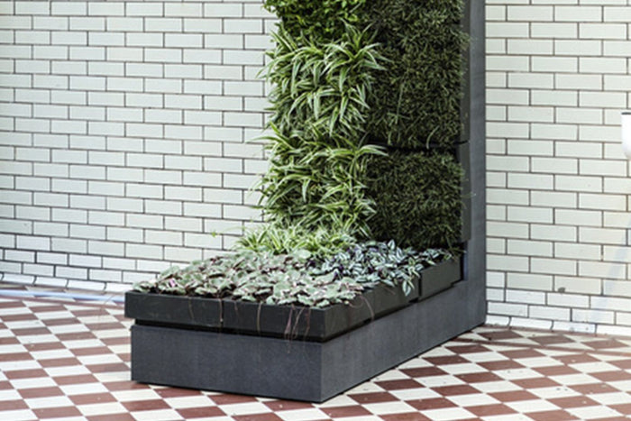 D&M KAROO verticale tuin met potgrond - grijs