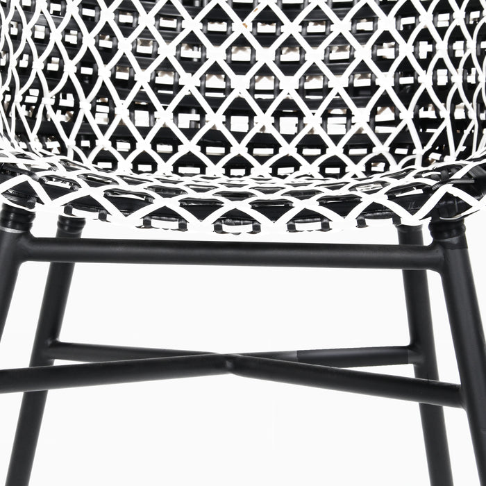 Hartman Delphine Diningstoel - Zwart/wit