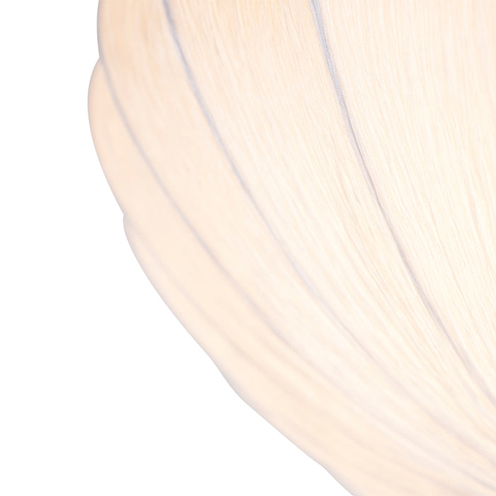 QAZQA Plafondlamp plu - Wit - Design - D 600mm