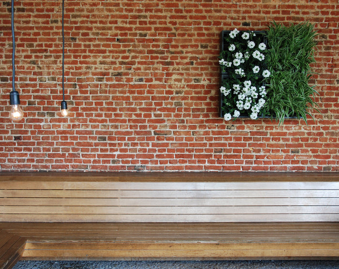 D&M KAROO verticale tuin met potgrond - wit