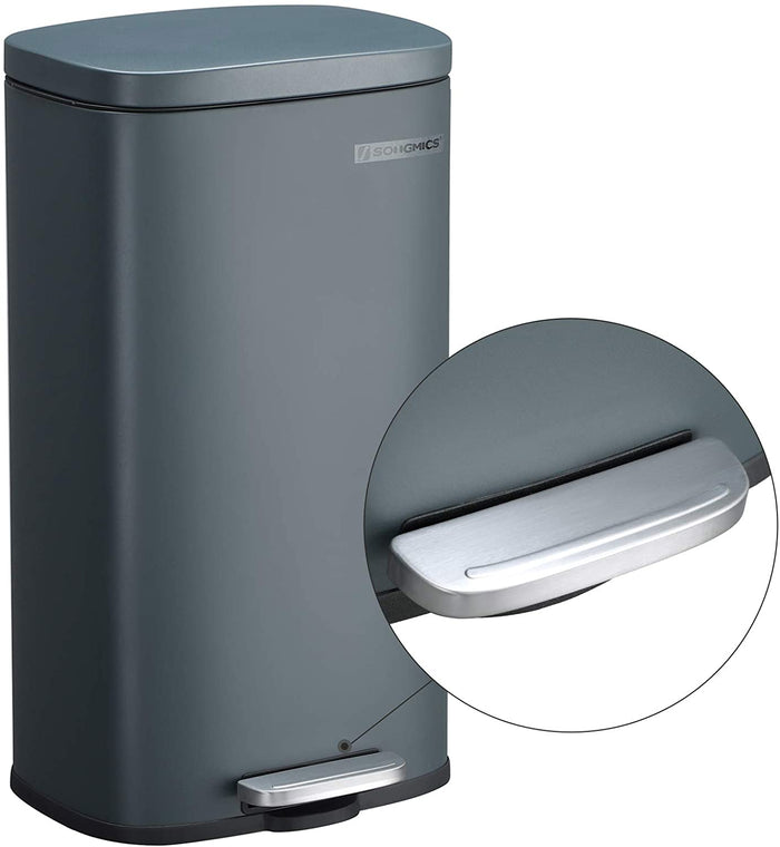 Hoppa! | Pedaalemmer - Grijs - Staal|Kunststof