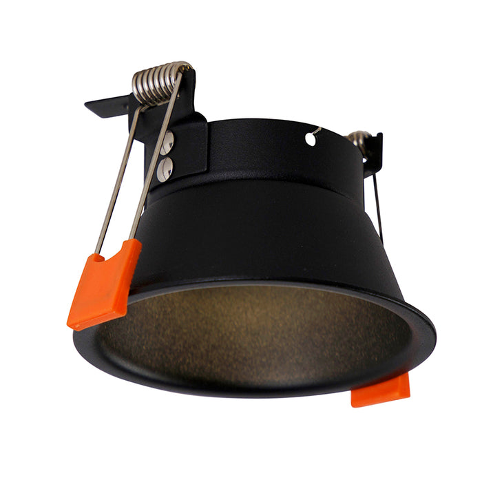 QAZQA Moderne smart inbouwspot zwart incl. WiFi GU10 - Dept