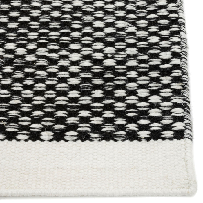 Momo Rugs Vaasa Vloerkleed 200 x 140 cm - Zwart/Wit