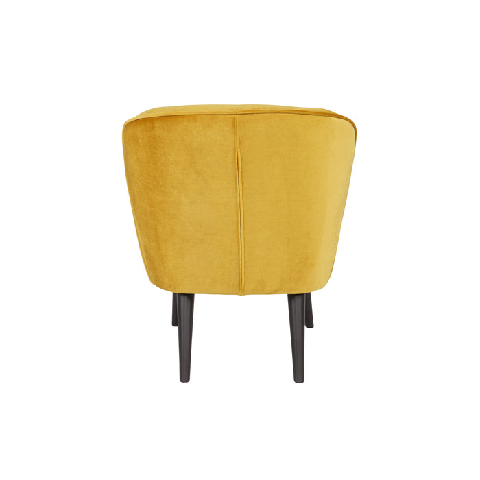 WOOOD Sara Fauteuil - Okergeel