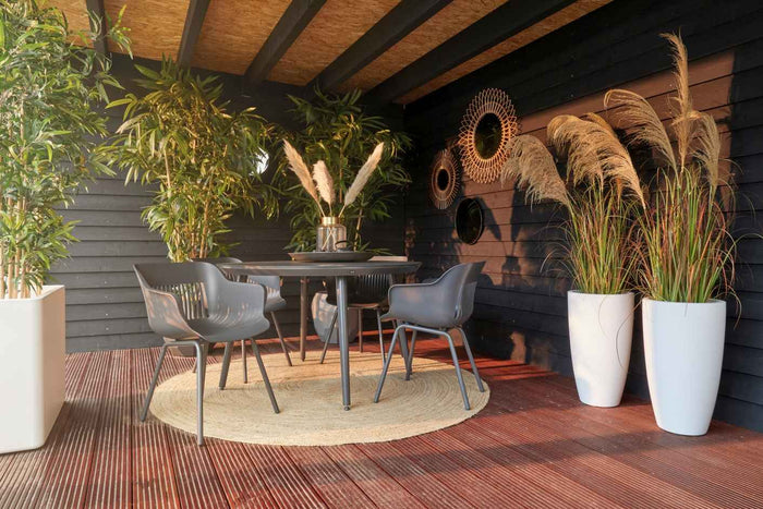 Hartman Sophie Studio HPL Tuintafel Ø 128 cm - Antraciet