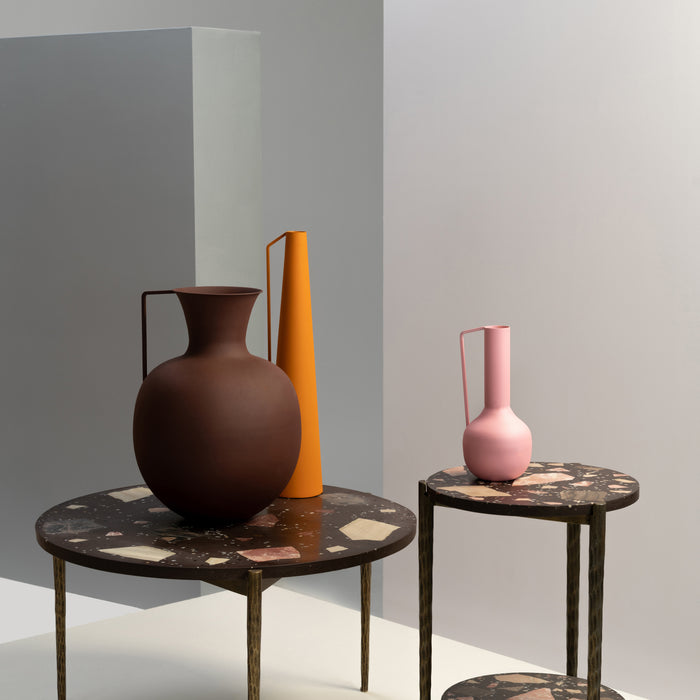 POLSPOTTEN Roman Vaas Set van 3 - Bruin
