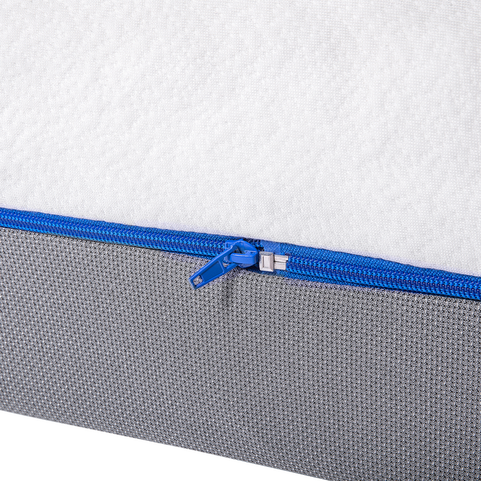 Beliani-GLEE -Traagschuimmatras Stevig-Grijs-160 x 200 cm-Polyester