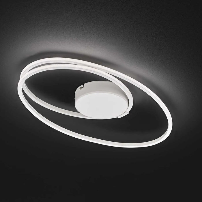 Wofi Plafondlamp Nia LED 50x12 cm wit