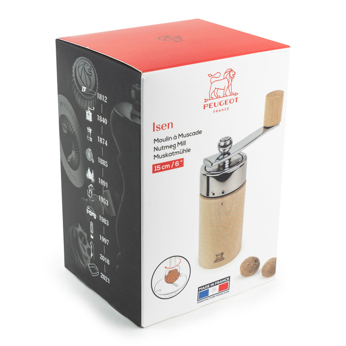 Peugeot Isen Naturel Nootmuskaatmolen - Bruin