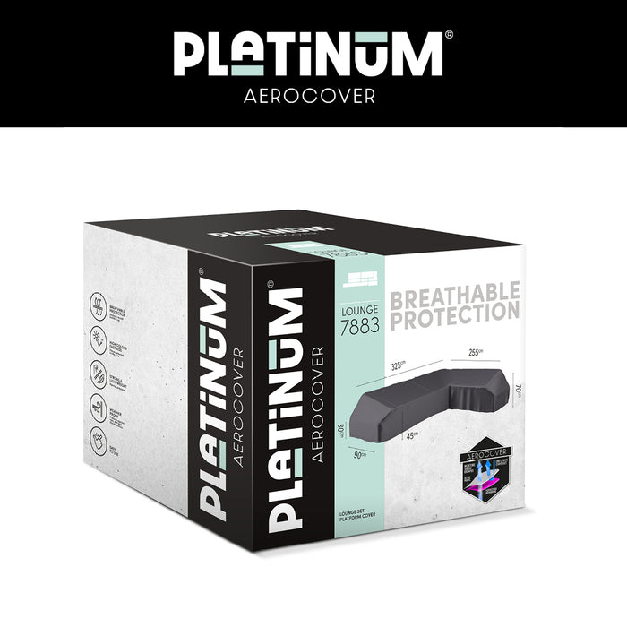 Platinum Aerocover platform loungesethoes 325x255 cm - Rechts