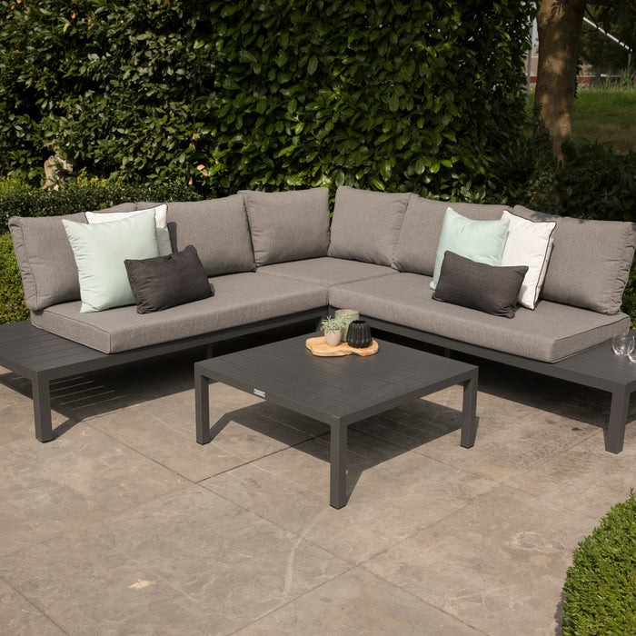 WOOOD La Vida Loungeset - Aluminium/Antraciet