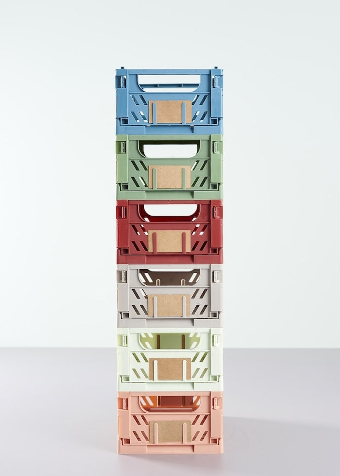 Lisomme Luuk opvouwbaar krat rood - 33 x 24,5 cm