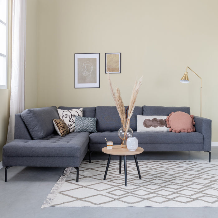 MOOS River Hoekbank Links - Donkergrijs