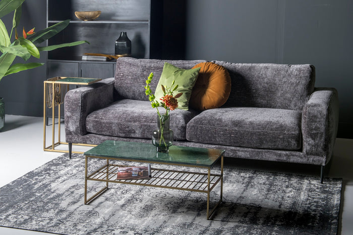 Livingfurn | Salontafel | Rectangular | Green Gold | 90x40 cm