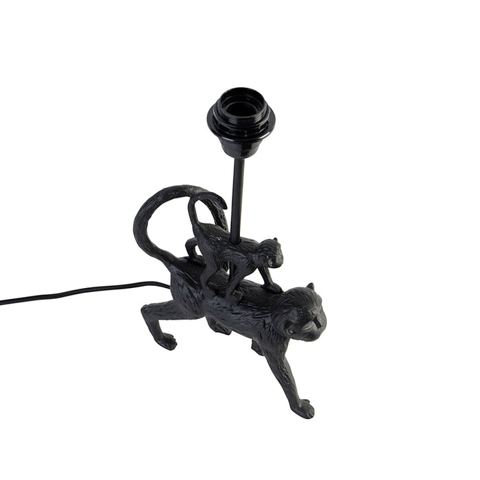 QAZQA Tafellamp animal - Zwart - Landelijk - L 205mm