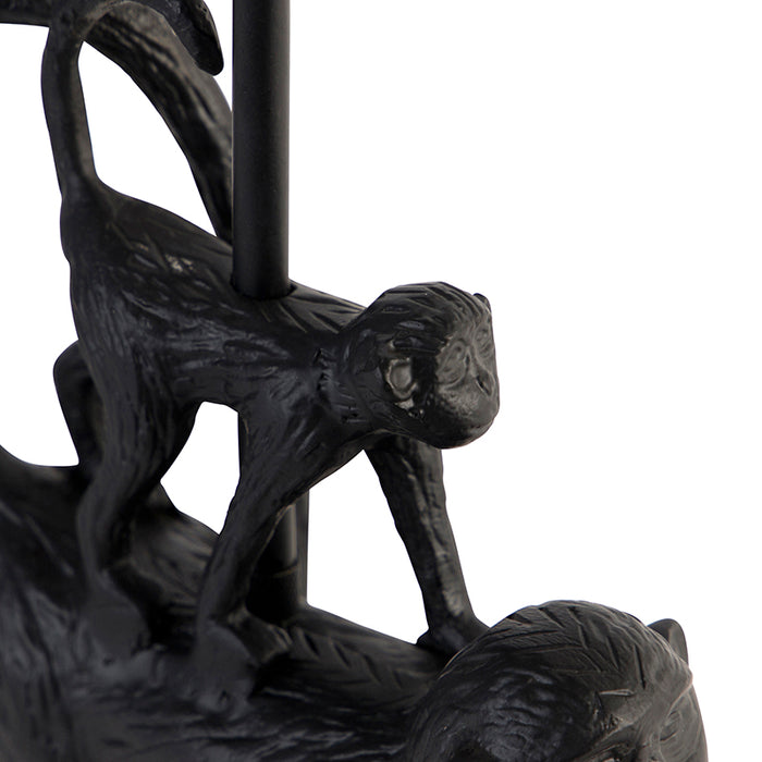 QAZQA Tafellamp animal - Zwart - Landelijk - L 205mm