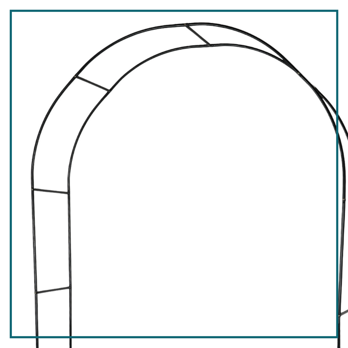 HIXA Rozenboog Tuindecoratie 240 x 140 cm Metalen frame