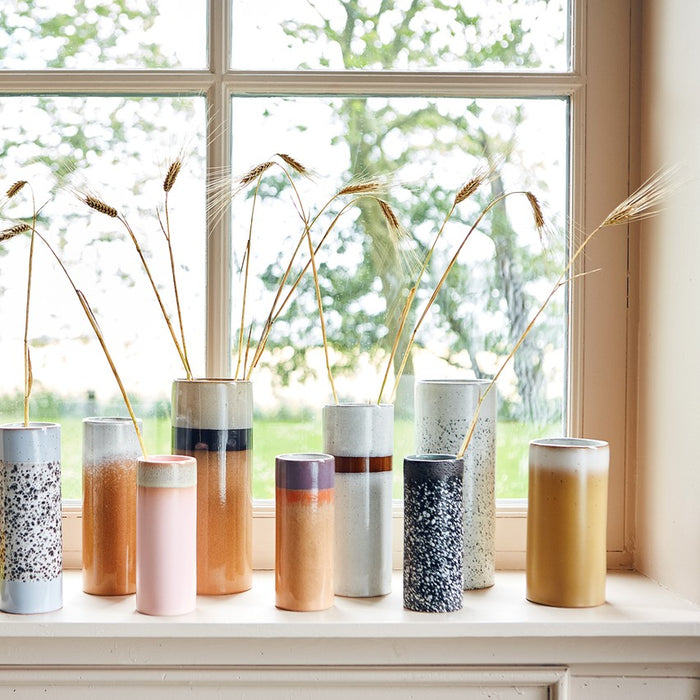 HKliving 70's Vaas - Maat XS - mud