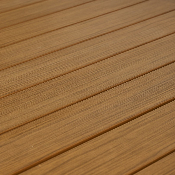 Lisomme Stef tuintafel bruin - verlengbaar - 205 x 100 cm