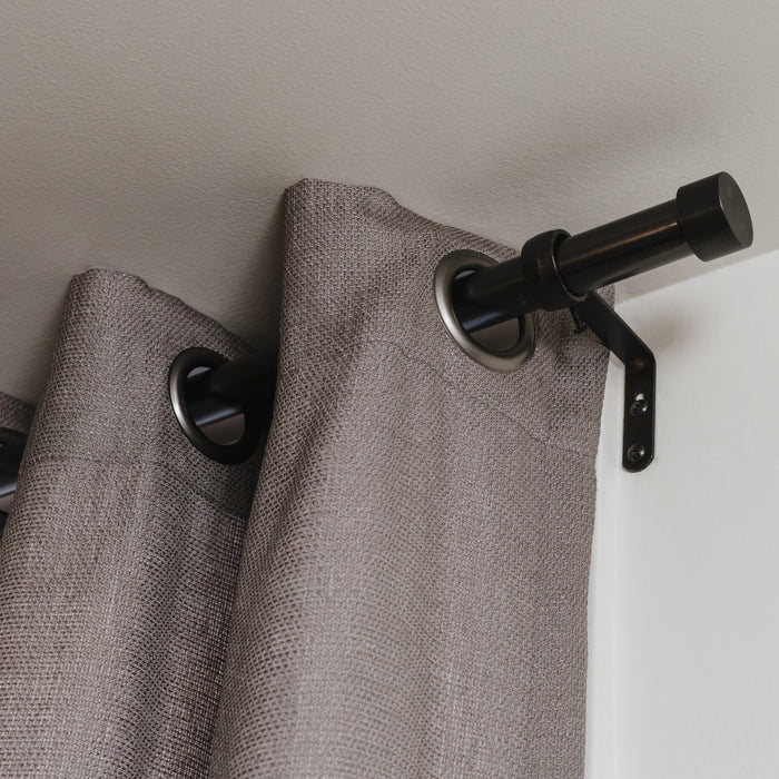 Umbra Cappa Gordijnroede 91 - 168 cm - Geborsteld Zwart