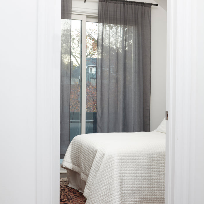 Umbra Cappa Gordijnroede 91 - 168 cm - Geborsteld Zwart