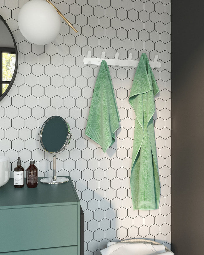 Gorillz Tiddly Kapstok - 12 Haken - Metaal - Wit