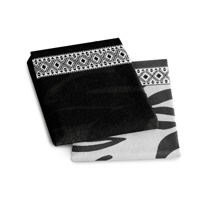 DDDDD keukendoek Africa - 50x55cm - Zwart - 6 stuks
