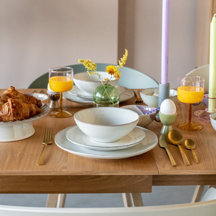 Broste Copenhagen Nordic Serviesset 12-delig - Sand