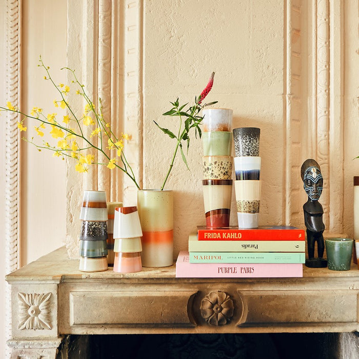 HKliving 70's Vaas - Maat M - venus