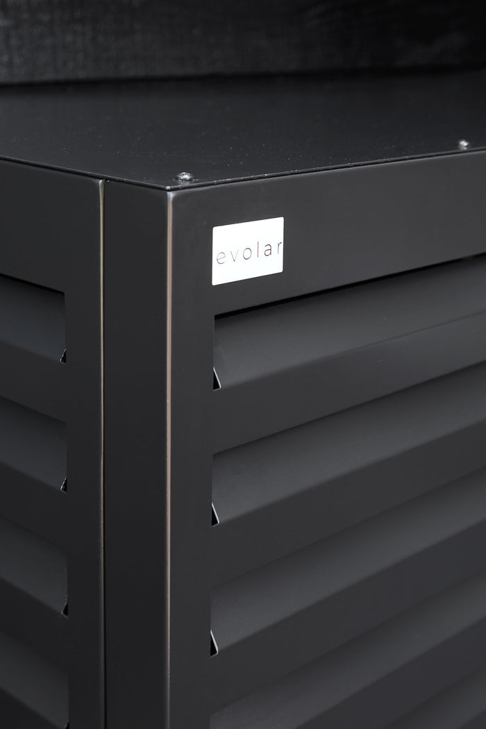 Evolar Airco Omkasting Zwart Medium