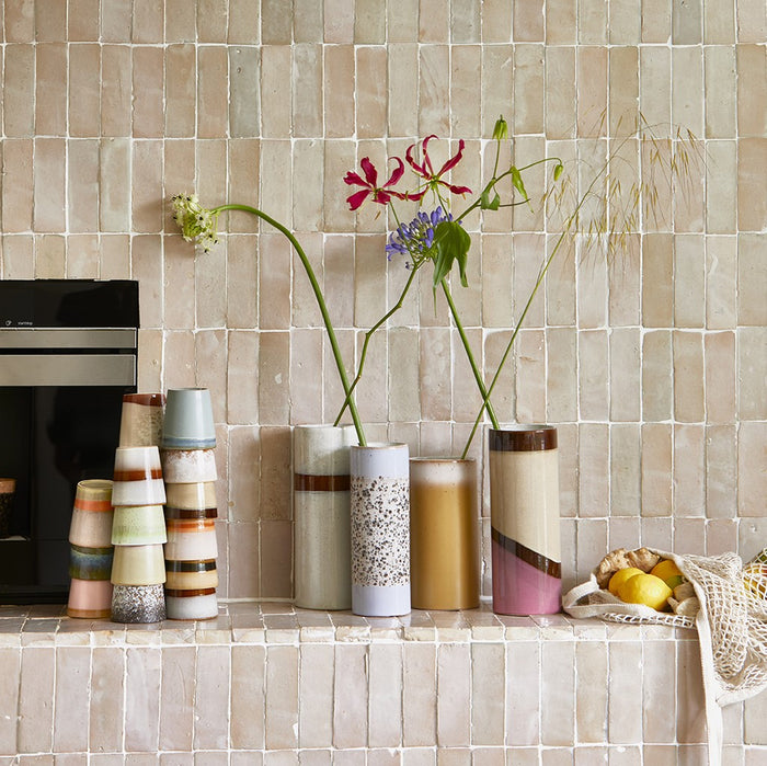 HKliving 70's Vaas - Maat M - grain