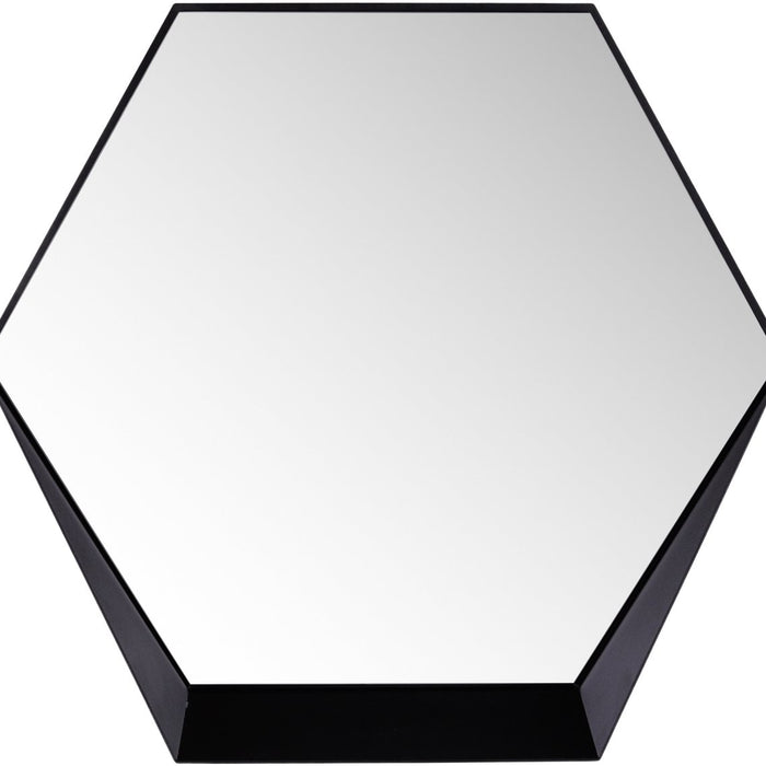 Gorillz Hive Wandspiegel met Plank - Hexagon Spiegel