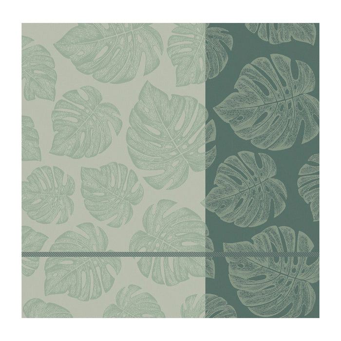 DDDDD theedoek Monstera - 60x65cm - Laurel - 6 stuks