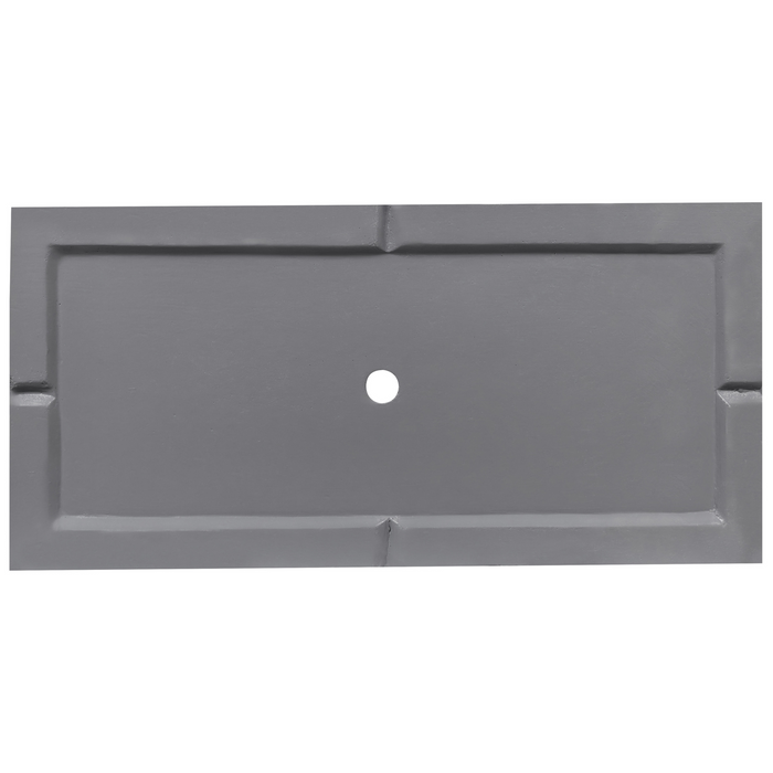 Beliani - MYRA - Plantenbak - Grijs - 60 cm - Klei-vezelmengsel